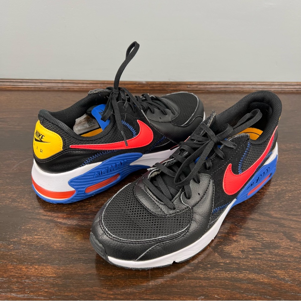 Nike Air Max Sneakers Mens Excee Running Shoes Size 9.5 Running Black